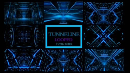 Tunneline background VJ Pack