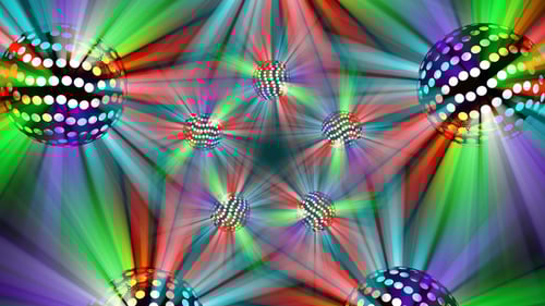 Lighting Balls VJ Loops