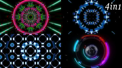 Impulse Collider - VJ Loop Pack (4in1)