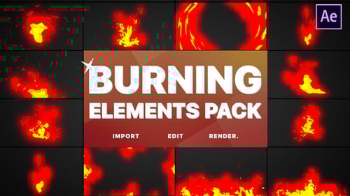 Burning Elements | After Effects