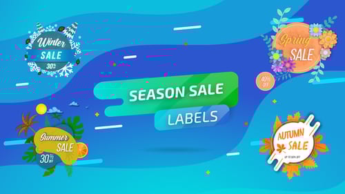 Season Sale labels