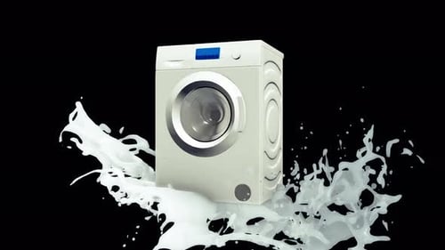 Rotating clothes washer, home appliances concept