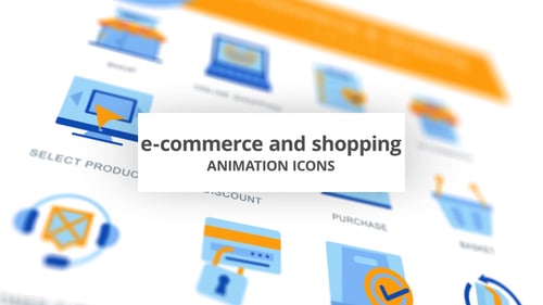 E-Commerce & Shopping - Animation Icons
