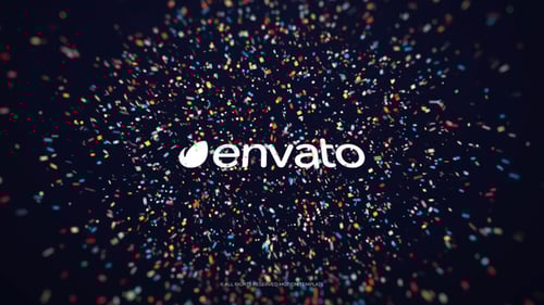 Confetti Burst - Logo Reveal