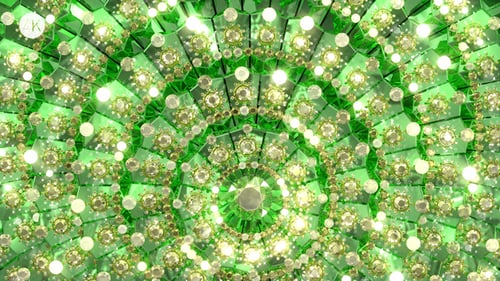 Diamonds With Green Circles