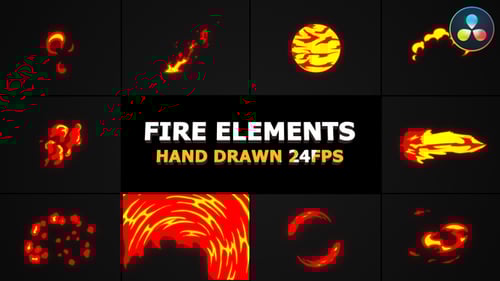 Cartoon Fire FX | DaVinci Resolve