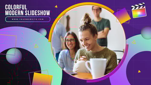 Colorful Modern Slideshow | FCPX