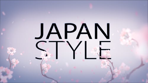 Japan Style Intro - Romantic Titles Text Animation Promo