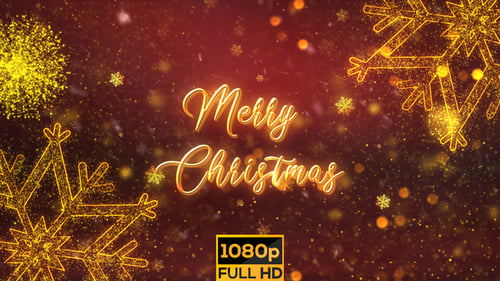 Merry Christmas Snowflake V1