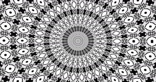 Abstract Black And white Geometric Seamless Pattern Background