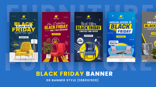 Black Friday Furniture Banner Sale