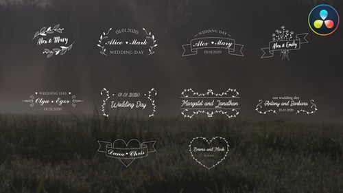 Wedding Titles | DaVinci Resolve
