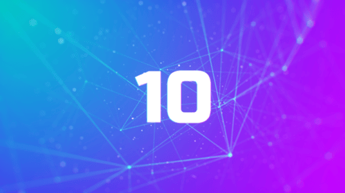 Edles Countdown-Logo Mogrt