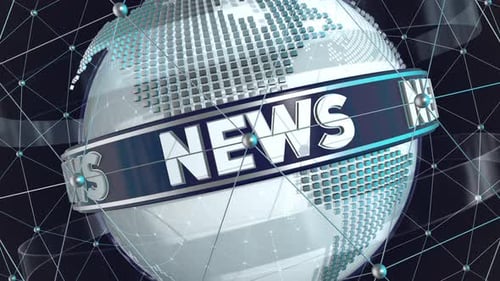 Broadcast News Looping Background Looping