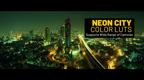 Neon City LUTs for Final Cut