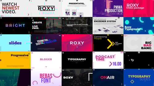Roxy Typography Slides