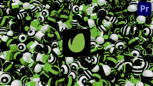 3D Abstract Shapes Logo | Premiere Pro MOGRT