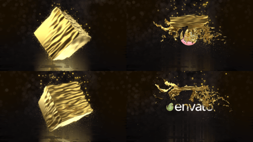 Box tear logo reveal