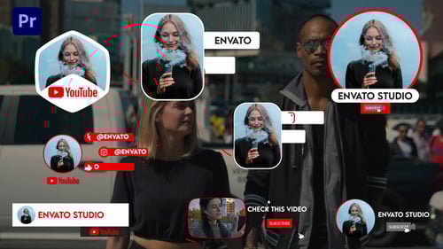 Youtube Elements Pack | For Premiere Pro