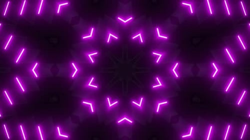 4k Pink Neon Vj Loop Pack