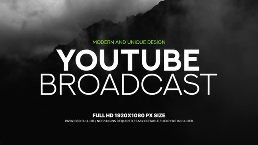 Cover for Youtube Broadcast