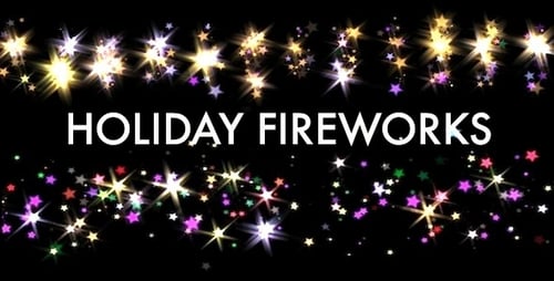 Holiday Fireworks - Sparkling Rain