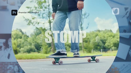 Stomp Typography Opener | MOGRT