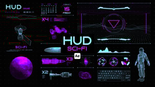 HUD Sci-Fi for After Effects