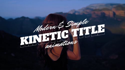 Kinetic Title Animations