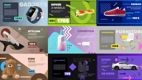 Product Sales / Shop Fashion Commercials Bundle