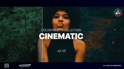 Cinematic LUT Collection Vol. 03 for DaVinci Resolve