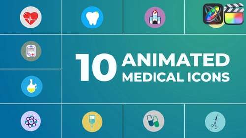 Animated Medical Icons for FCPX