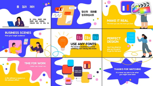 Business Slides for FCPX