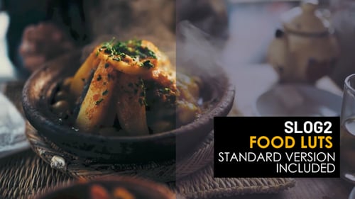 Slog2 Food and Standard Color LUTs