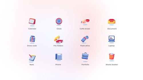 Office - Flat Icons