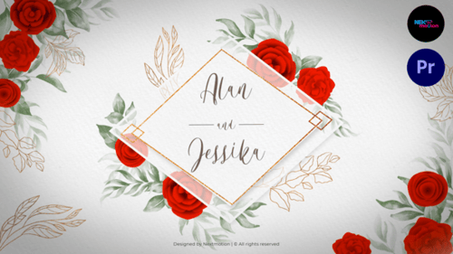 Watercolor Wedding Invitation Slideshow | MOGRT