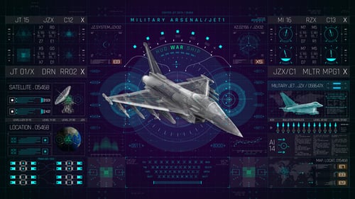 HUD PRO Military Jet