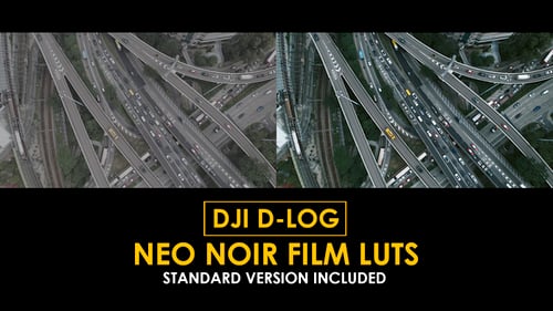 DJI D-Log Neo Noir Film Color LUTs