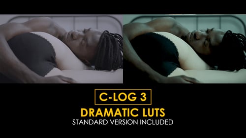 C-Log3 Dramatic and Standard Color LUTs