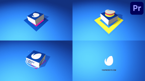 Crazy Box Logo Reveal | Premiere Pro MOGRT