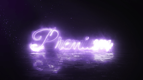 Electric Neon Logo Animation