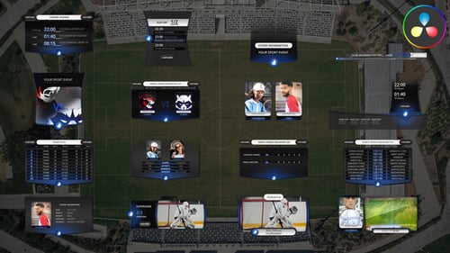 Sport Tables and Elements for DaVinci Resolve