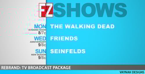 Rebrand: TV Broadcast Package
