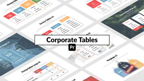 Corporate Tables for Premiere Pro
