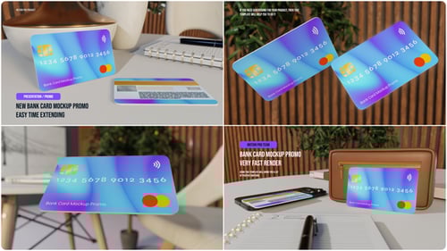 Bank Card Mockup Promo