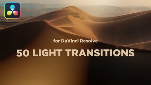 50 Light Leaks Transitions for DaVinci