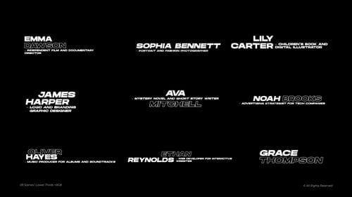 Lower Thirds +RGB \ MOGRT