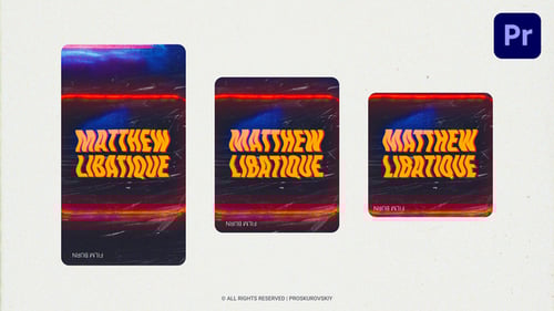 Vertical Neon Film Logo