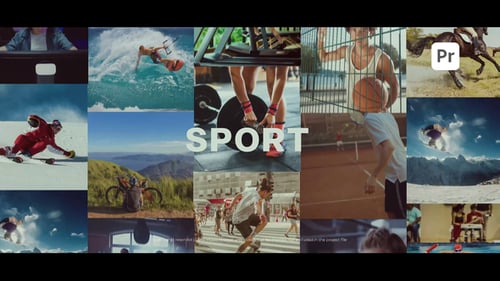 Mosaic Sport Logo Intro | MOGRT