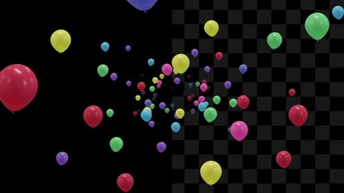 Fly Through Balloons